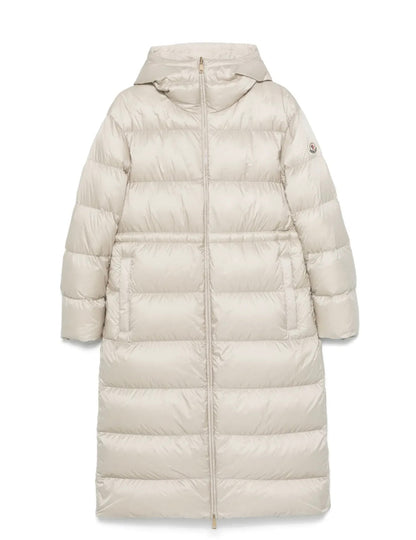 GUBBINO MONCLER DONNA LUNGO BIANCO