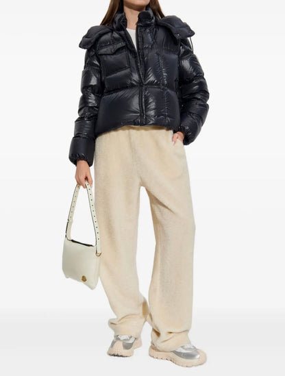 GUBBINO MONCLER DONNA NERO CORTO