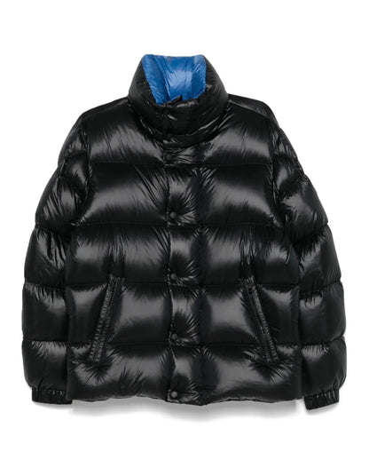 GIUBBINO MONCLER UOMO BIANCO SCRITTA NERA