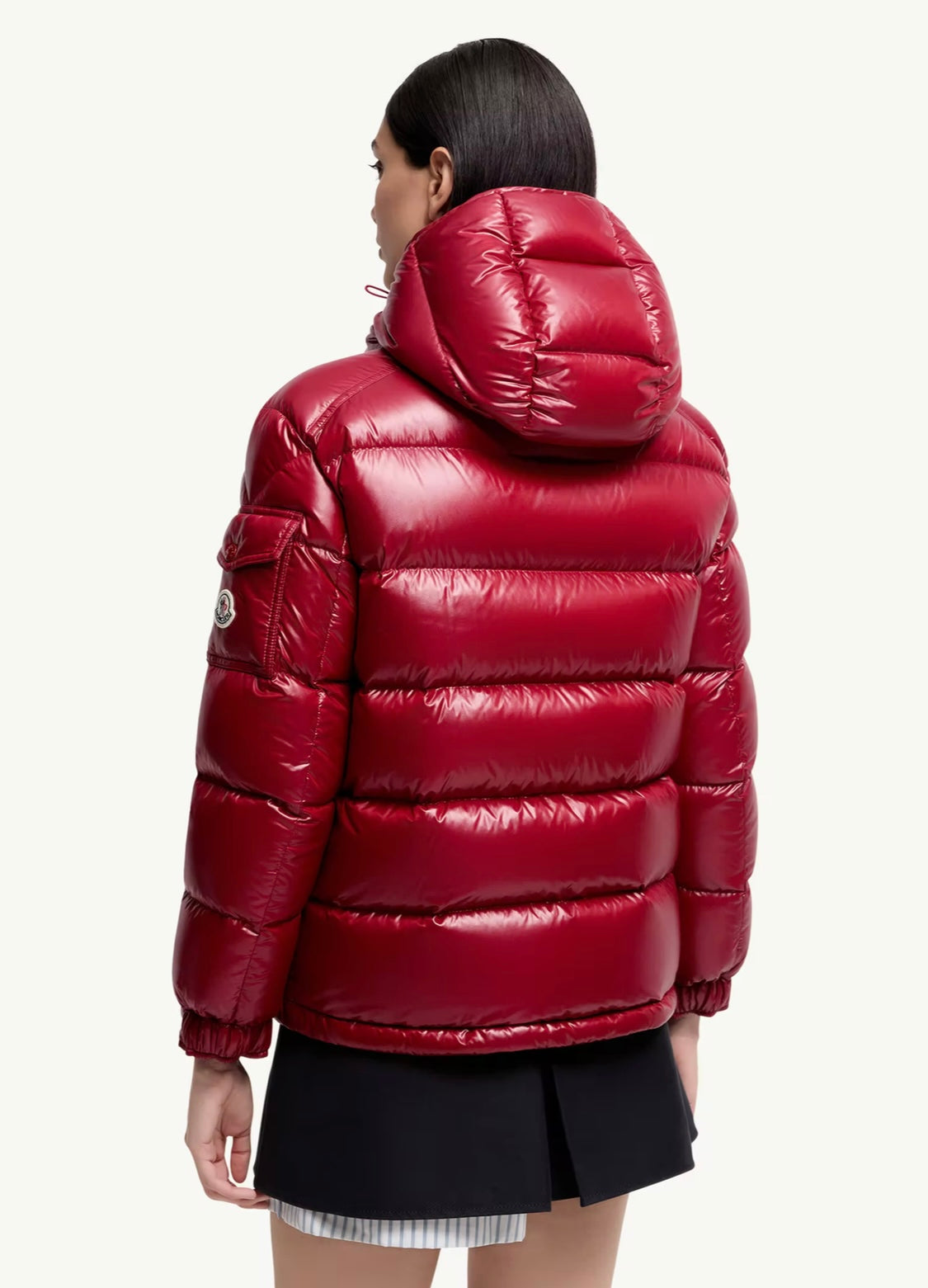 GUBBINO MONCLER DONNA ROSSO LUCIDO