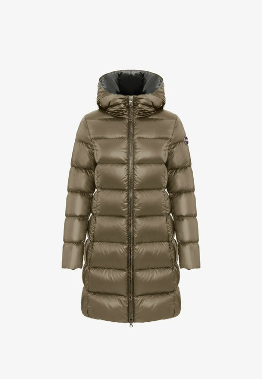 COLMAR DONNA VERDE LUNGO CON CAPPUCCIO