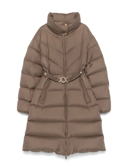GUBBINO MONCLER DONNA LUNGO FANGO