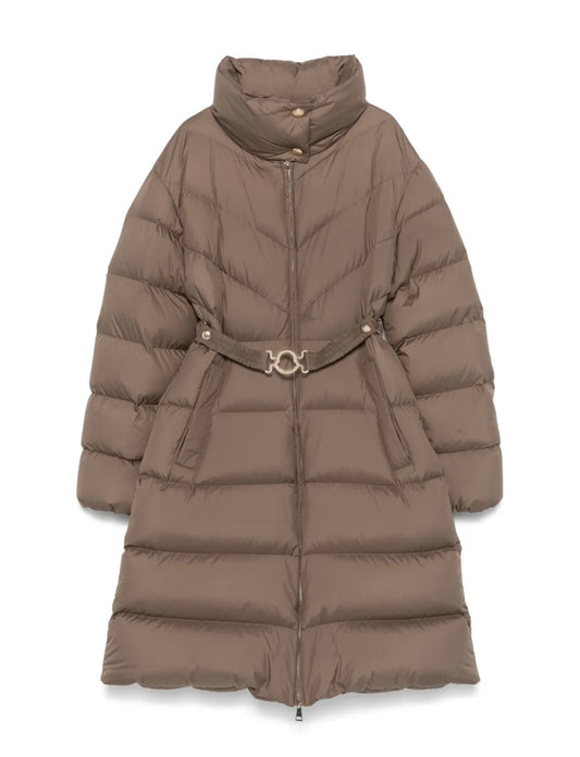 GUBBINO MONCLER DONNA LUNGO FANGO