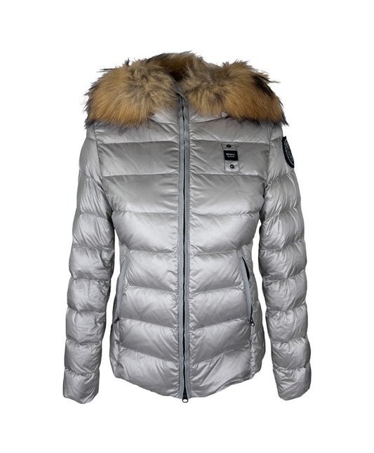 GIUBBINO BLAUER CORTO DONNA PELLICCIA GRIGIO