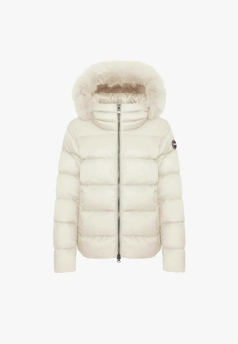 COLMAR DONNA CORTO BIANCO CON PELLICCIA