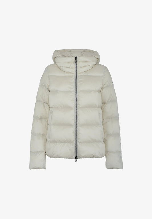 COLMAR DONNA CORTO BIANCO CON CAPPUCCIO