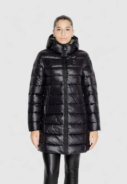 GIUBBINO BLAUER LUNGO DONNA NERO LUCIDO