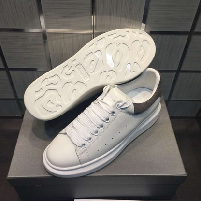 ALEXANDER MCQUEEN BIANCO CON RETRO MARRONE